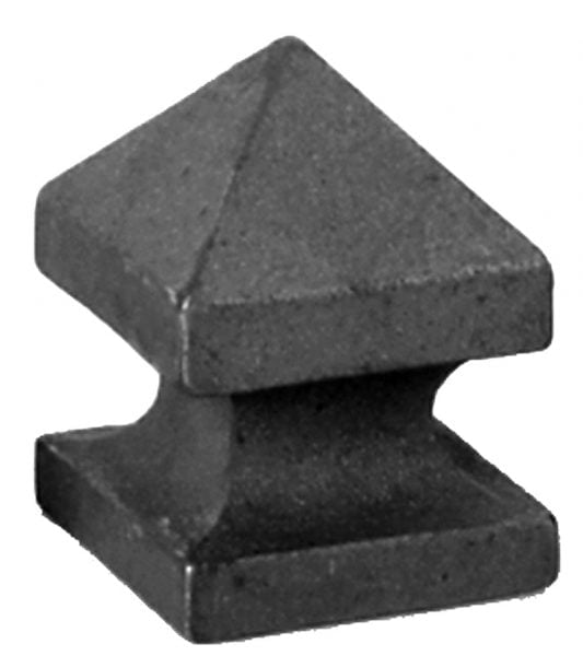 χυτοσίδηρη πυραμίδα κοιλοδοκού με υποδοχή διαστάσεων από 40Χ40ΜΜ έως 100Χ100ΜΜ