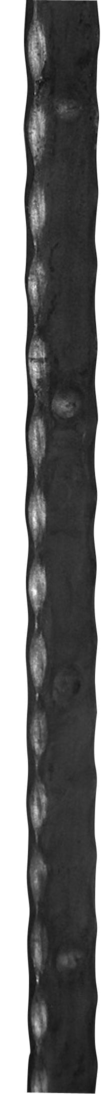 Lama 30x6mm with dots and pressing left and right (code: 275-6)