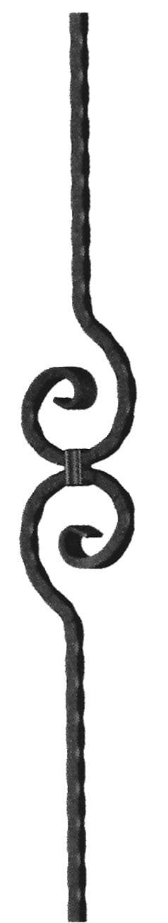 Στοιχείο από τετράγωνο σφυρήλατο σίδερο (κωδικός: 300-04404)