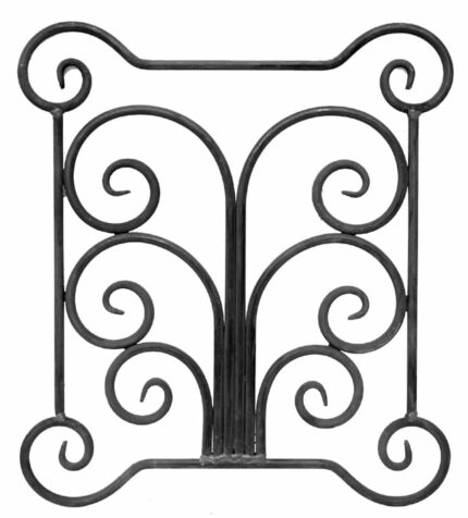 Παράσταση από στρόγγυλο μασίφ σίδερο Φ14mm