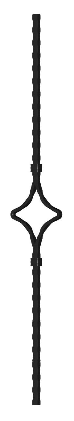 Element of forged frame with 1 diamond