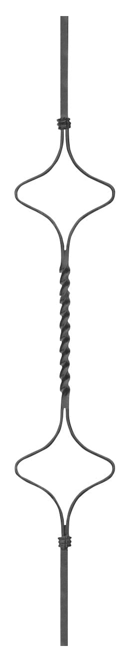 Element of frame with 2 rhombuses