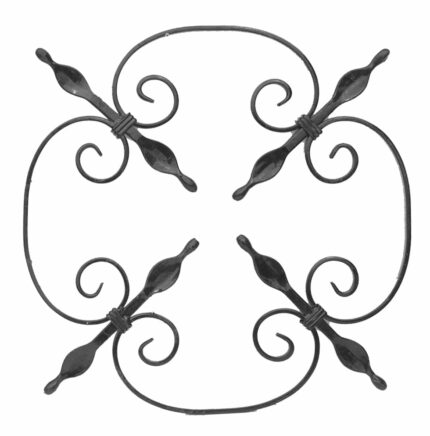 Representation of lama with spears