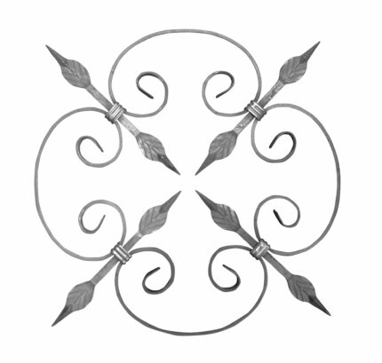 Representation of lama with spears