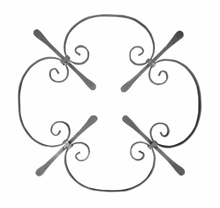 Representation of lama with spears