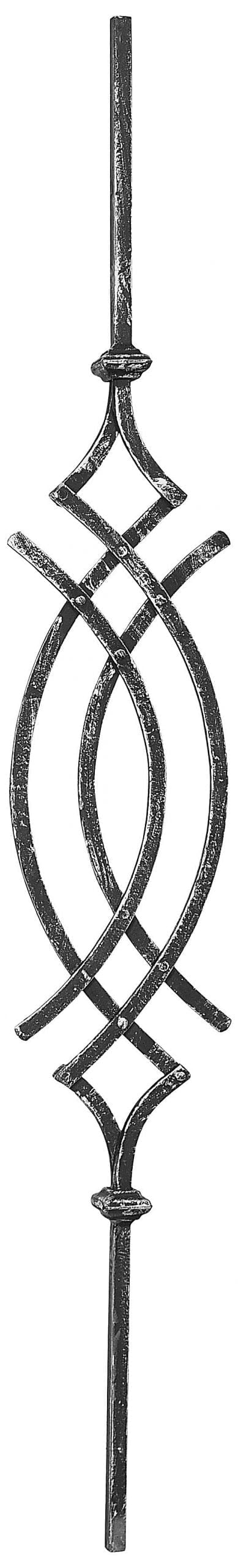 στοιχείο από καρέ 12Χ12ΜΜ και λάμα 12Χ6ΜΜ (κωδικός: 400-04107)