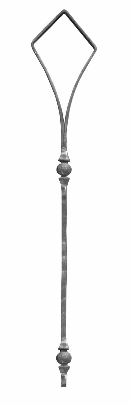 Στοιχείο από καρέ σφυρήλατο με 1 ρόμβο στην κορυφή του